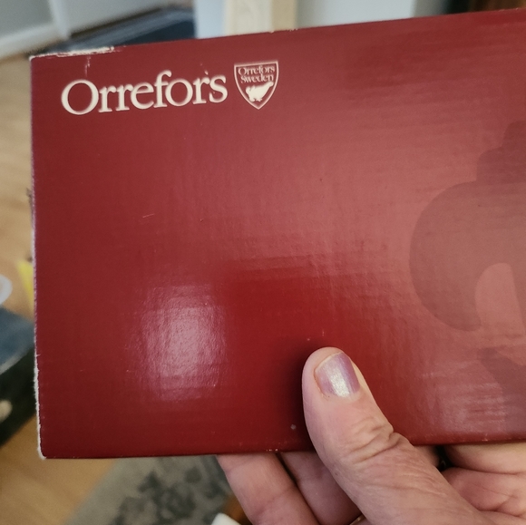 Pair of 13 inch Orrefors Rare Swedish frosted glass crystal candlesticks - Picture 3 of 7